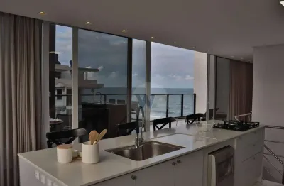 Cobertura duplex com 4 suítes para alugar, 243 m² - praia brava - itajaí/sc.