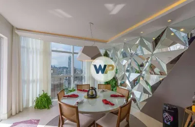 Apartamento finamente mobiliado com 3 suites para alugar, 140 m² centro - balneário camboriú/sc