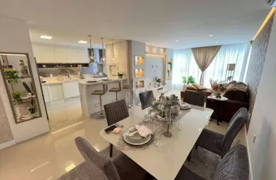 Apartamento com 3 suítes para alugar, 136 m² por r$ 11.440/mês em balneário camboriú/sc.