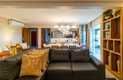 Invent max - apartamento, 3 suítes, mobiliado, alto padrão, 130 m², 2 vgs de garagem, escaninho no andar, village veneza, eldorado