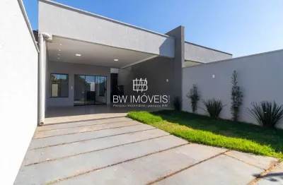 Casa, 3q 1 suíte, nova, alto padrão de acabamento, área gourmet, próx a fábrica da coca-cola, trindade