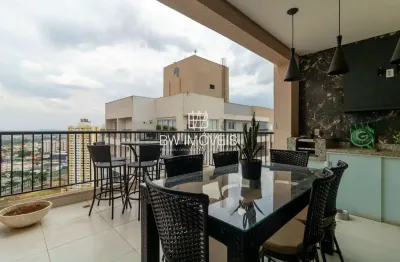 Intense parque cascavel - apartamento cobertura duplex, 4q sendo 2 suítes plenas e 2 americanas, churrasqueira à carvão na varanda, repleto armários, 3 vagas de garagem no subsolo
