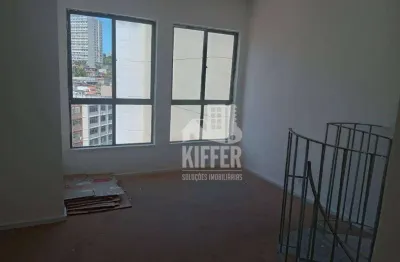 Sala comercial à venda no centro de niterói – 83m², varanda, próxima às barcas e plaza shopping