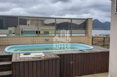 Cobertura com 3 quartos à venda, 200 m² por r$ 1.900.000 - piratininga - niterói/rj
