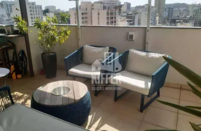 Cobertura com 2 quarto à venda, 140 m² por r$ 1.200.000 - icaraí - niterói/rj