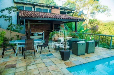 Casa com 4 suítes à venda, 435 m² por r$ 1.850.000 - itaipu - niterói/rj