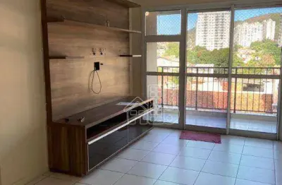 Apartamento com 3 quartos à venda, 81 m² por r$ 550.000 - santa rosa - niterói/rj