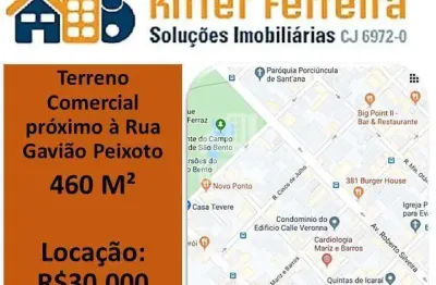 Terreno para alugar, 461 m² por r$ 38.250,00/mês - icaraí - niterói/rj