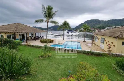 Casa com 4 dormitórios à venda, 280 m² por r$ 5.900.000,00 - praia da ribeira - angra dos reis/rj