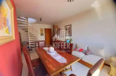 Cobertura com 4 dormitórios à venda, 170 m² por r$ 900.000,00 - icaraí - niterói/rj