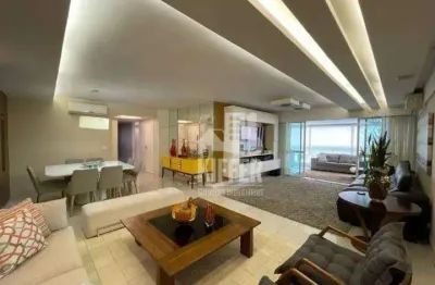 Apartamento com 4 dormitórios à venda, 187 m² por r$ 3.400.000,00 - icaraí - niterói/rj