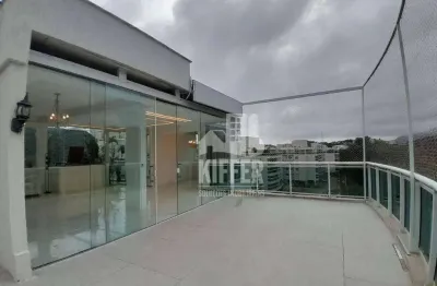 Cobertura com 2 quartos sendo as 2 suítes, piscina, 2 vagas, 230m² por r$ 2.490.000,00 - camboinhas - niterói/rj