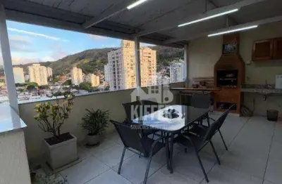 Cobertura com 3 quartos à venda, 169 m² por r$ 1.150.000 - santa rosa - niterói/rj