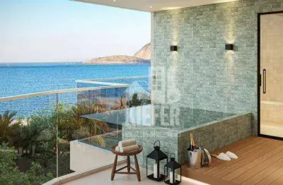 Apartamento com 4 quartos à venda, 210 m² por r$ 4.140.000 - camboinhas - niterói/rj