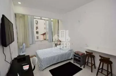 Kitnet com 1 dormitório à venda, 20 m² por r$ 379.000,00 - botafogo - rio de janeiro/rj