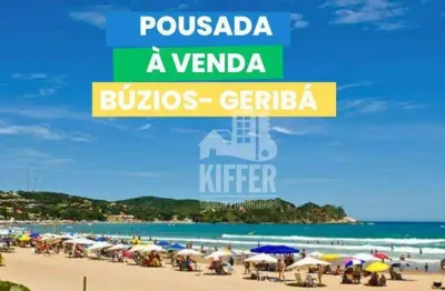 Hotel com 15 dormitórios à venda, 500 m² por r$ 17.000.000,00 - geribá - armação dos búzios/rj