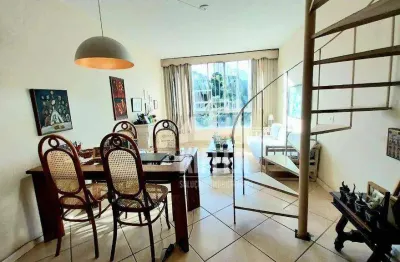 Cobertura à venda 3 quartos, 3 vagas, piscina, terraço, churrasqueira, na rua doutor paulo cesar, santa rosa, niterói, rj