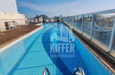 Apartamento com 1 quarto suíte, varanda, ! vaga, lazer total, 50m² por r$ 480.000,00 - icaraí - niterói/rj