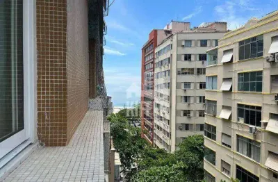 Apartamento 3 quartos (revertido para 2 - fácil reversão), 1 suíte, 1 vaga, 123m² por r$ 1.900.000,00 - posto v - copacabana - rio de janeiro