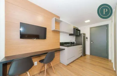 Studio com 1 dormitório para alugar, 30 m² por R$ 2.400/mês - Centro - Curitiba/PR