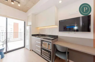 Studio para alugar, 29 m² por r$ 2.835,00/mês - prado velho - curitiba/pr