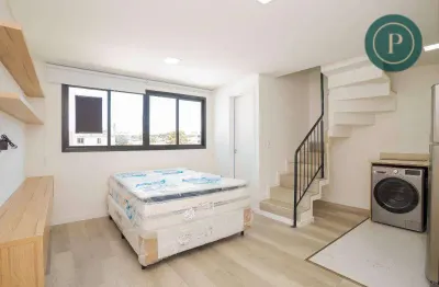 Apartamento duplex com 2 dormitórios, 17 m² - rebouças - experimente o atendimento boutique!