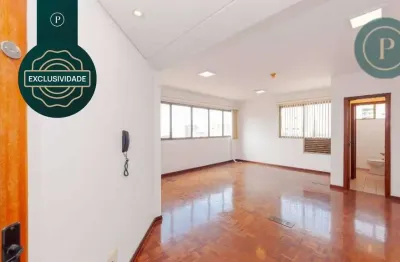 Conjunto comercial 36,19m2 privativos mais uma vaga de garagem, batel, curitiba pr