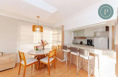 Apartamento com 2 suítes para alugar, 95 m² - vila izabel - curitiba/pr