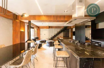 Cobertura para alugar, 250 m² por r$ 12.982,00 - campo comprido - curitiba/pr