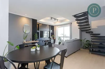 Cobertura com 3 dormitórios à venda, 147 m² por r$ 1.850.000,00 - alto da rua xv - curitiba/pr