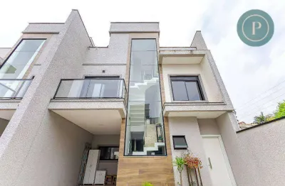 Sobrado tripex com 3 dormitórios à venda, 151 m² por r$ 1.060.000 - uberaba - curitiba/pr