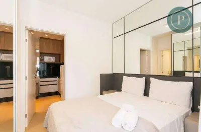 Apartamento para alugar, 29 m² por r$ 3.027,00/mês - vila izabel - curitiba/pr
