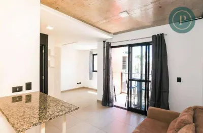 Studio com 1 dormitório para alugar, 38 m² - rebouças - experimente o atendimento boutique!!!