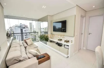 Apartamento com 2 dormitórios para alugar, 70 m² - batel - experimente