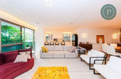 Apartamento com 3 dormitórios para alugar, 266 m²  - cabral -experimente o atendimento boutique!!!