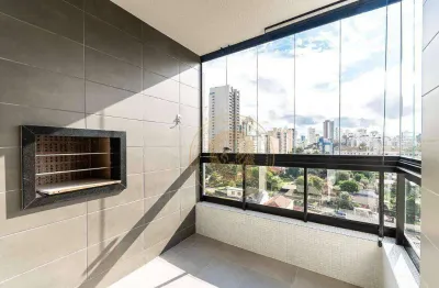 Apartamento com 2 dormitórios, sendo 1 suíte, para alugar, 74 m² - cristo rei - curitiba/pr