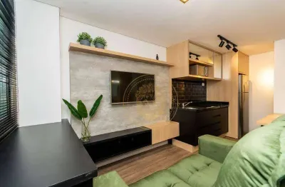 Studio com 1 dormitório para alugar, 29 m² por r$ 2.875,00/mês - rebouças - curitiba/pr