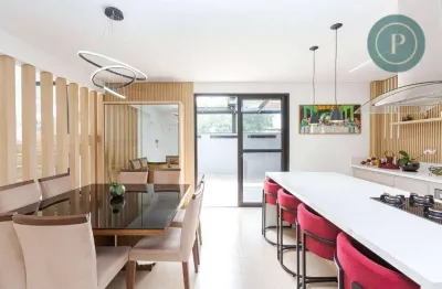 Sobrado com 3 dormitórios à venda, 259 m² por r$ 1.820.000,00 - portão - curitiba/pr