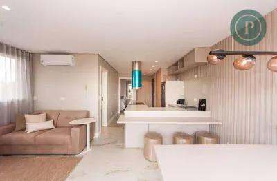 Apartamento para alugar, 43 m² por R$ 7.136,00/mês - São Francisco - Curitiba/PR
