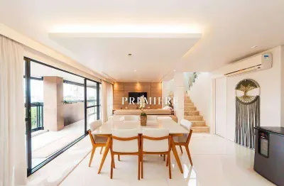 Cobertura com 3 dormitórios para alugar, 205 m² por R$ 14.080,00/mês - Bacacheri - Curitiba/PR