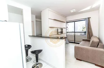 Apartamento com 1 dormitório para alugar, 36 m² - Mercês - Curitiba/PR