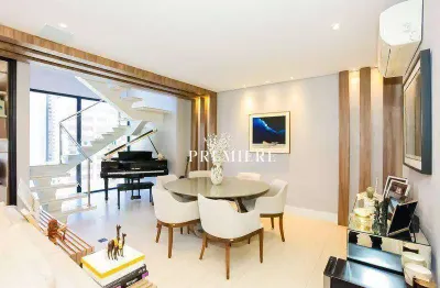 Cobertura com 3 dormitórios para alugar, 274 m² por R$ 22.000/mês - Bigorrilho - Curitiba/PR