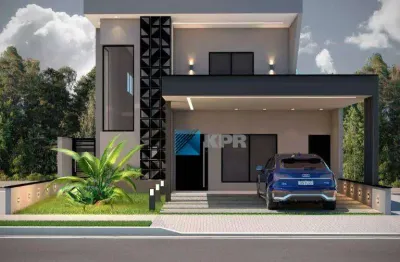 Casa à venda, terreno de 260 m² e 252 m² de área construída, 3 suítes, closed, hobby box e piscina, no condomínio floradas do paratehy, sjc/sp!