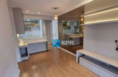 Apartamento impecável à venda, 47m² de conforto e estilo, 1 dormitório, andar alto e 2 vagas!aproveite!!