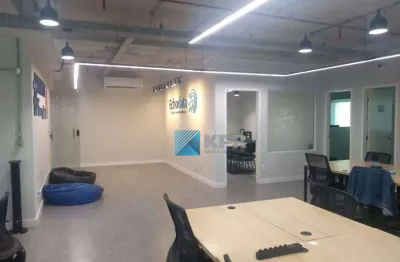 Sala para locação, 205 m², 6 vagas, 4 salas, 4 banheiros, copa e cozinha, no jardim aquarius, agende uma visita!