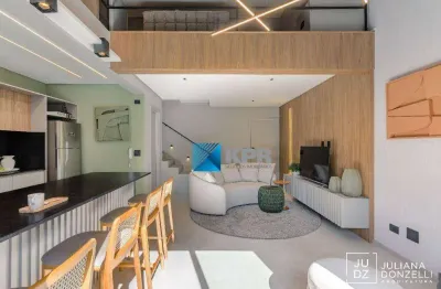 Apartamento à venda, linda decoração, mobiliado, duplex, no edifício tarsila loft, no jardim aquarius! agende uma visita!