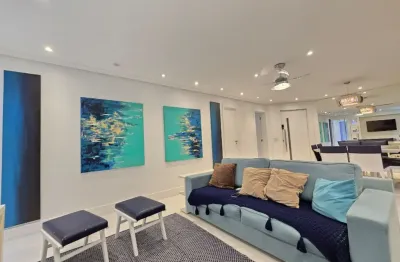 Apartamento lindo 128 metros condomínio supera 3 suítes, 3 vagas