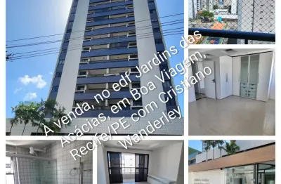 Edf jardins das acacias em boa viagem, recife,  3 quartos à venda