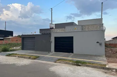 Casa para venda em aparecida de goiânia, jardim veneza, 3 dormitórios, 1 suíte, 2 banheiros, 2 vagas