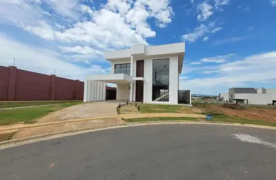 Casa em condomínio para venda em senador canedo, jardins bolonha, 4 dormitórios, 4 suítes, 5 banheiros, 2 vagas
